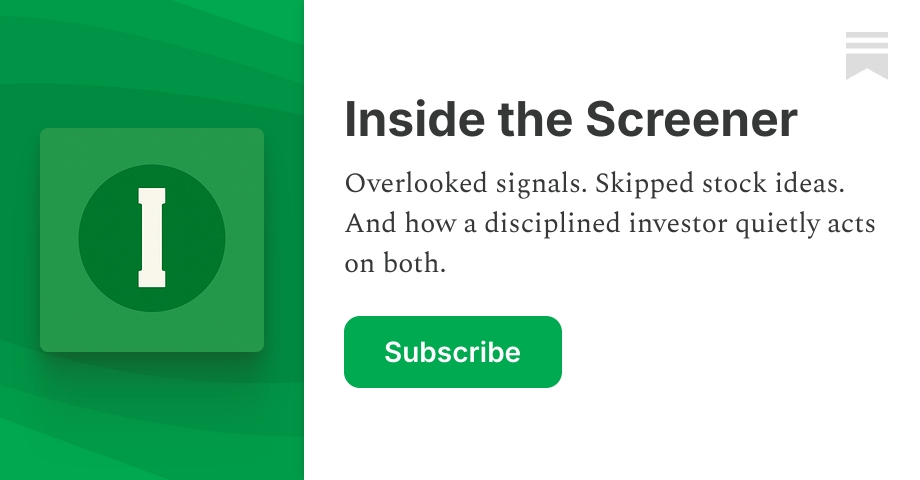 Inside the Screener | Tim | Substack