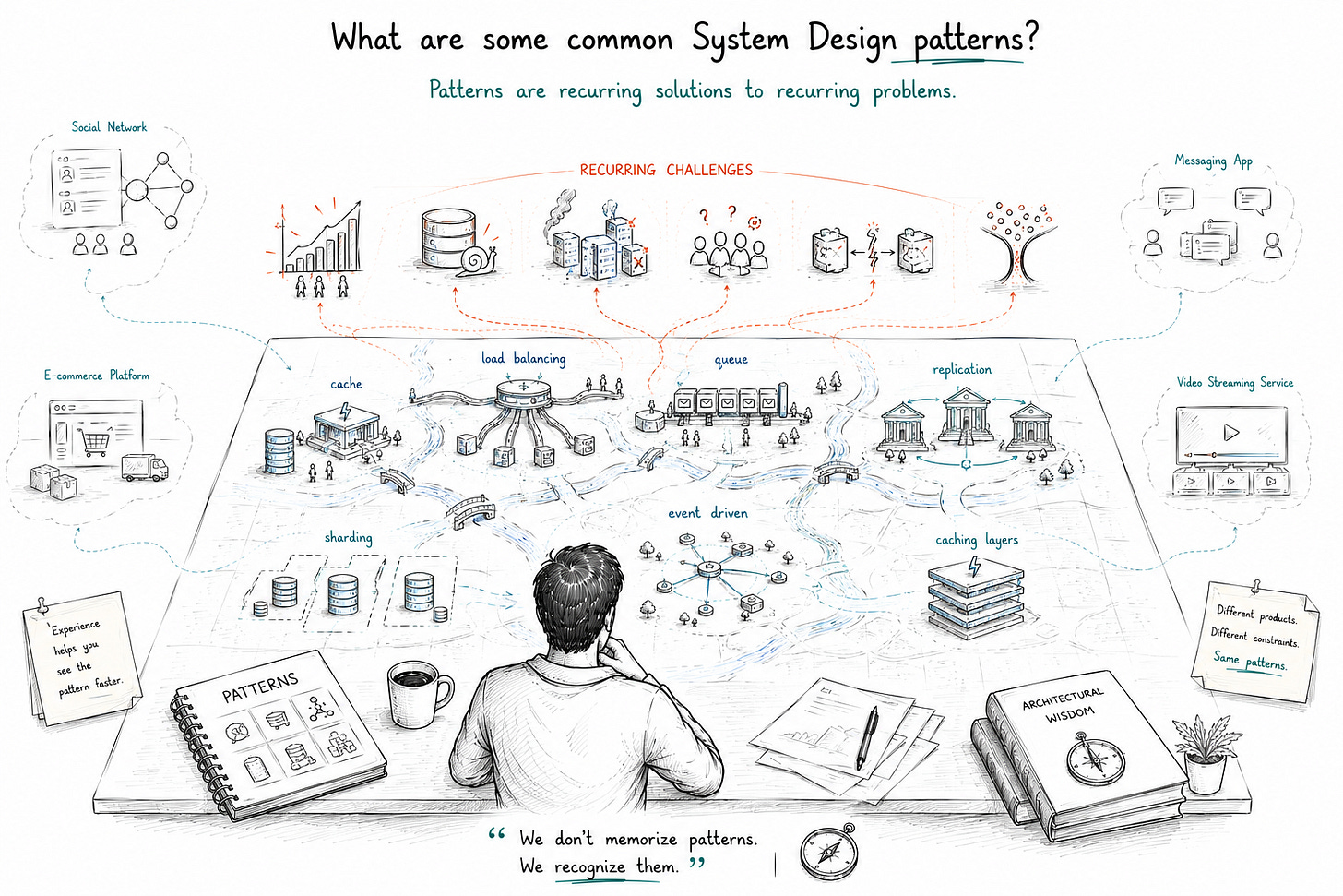 What are some common System Design patterns? What are some common System Design patterns?
