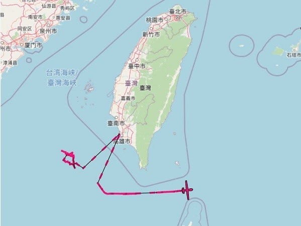 (ADSB Exchange screenshot)
