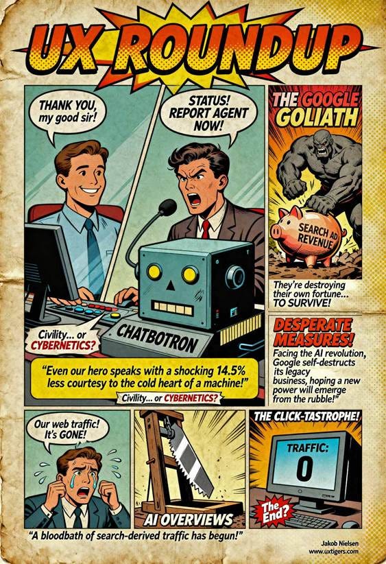 A comic book page with cartoon characters