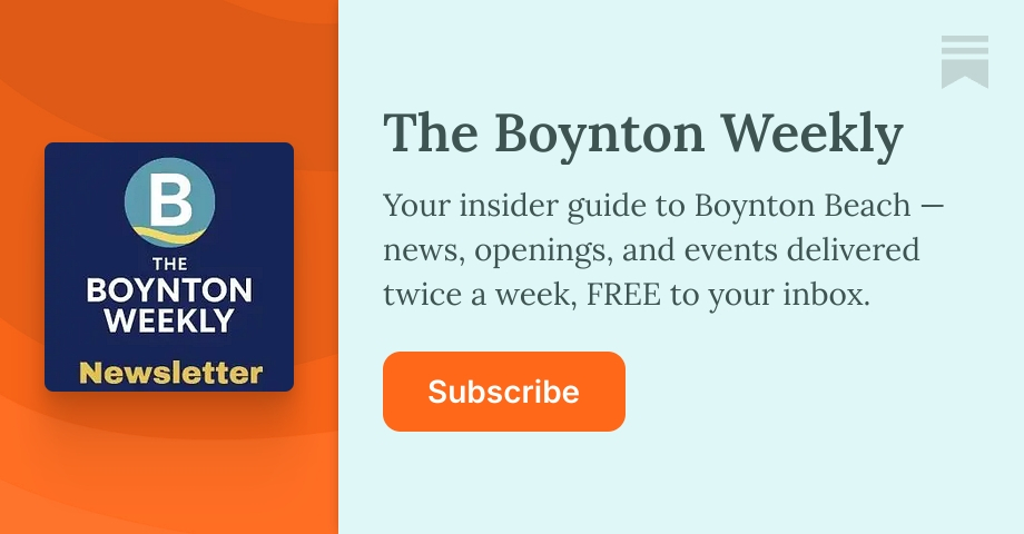 The Boynton Weekly | Chad | Substack