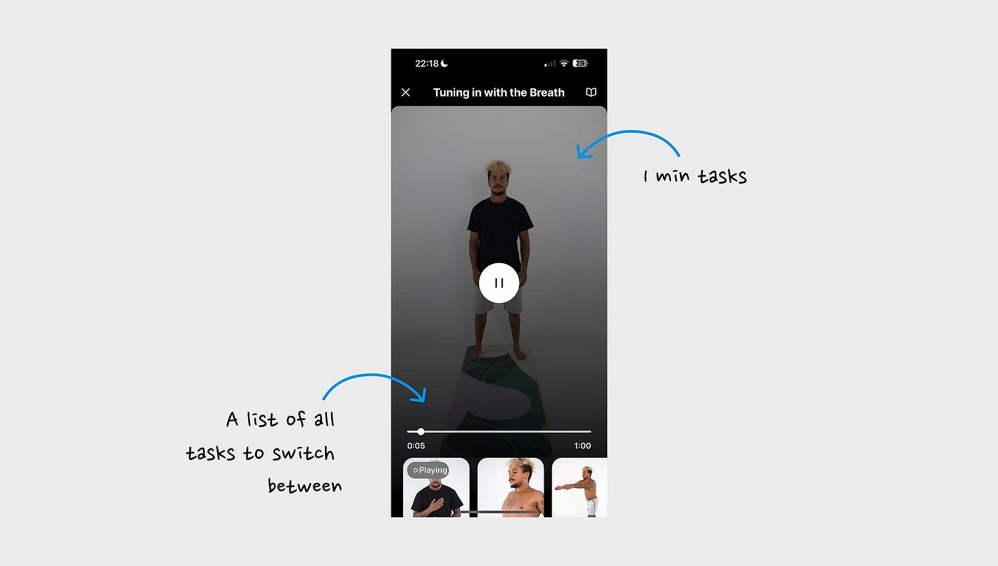 Yoga in Senses app
