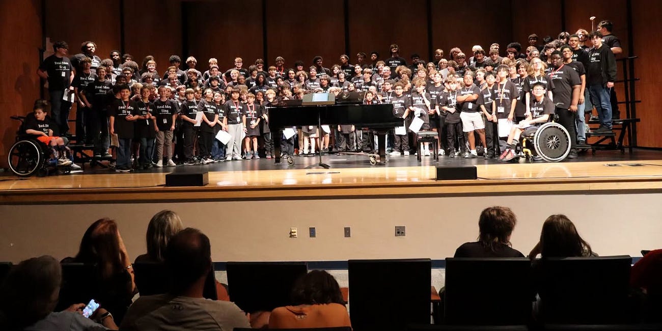 Nearly 200 Manatee County Students Unite for ‘Real Men Sing’ Choral Event