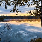 September’s dawn unfolding in the Adirondacks 