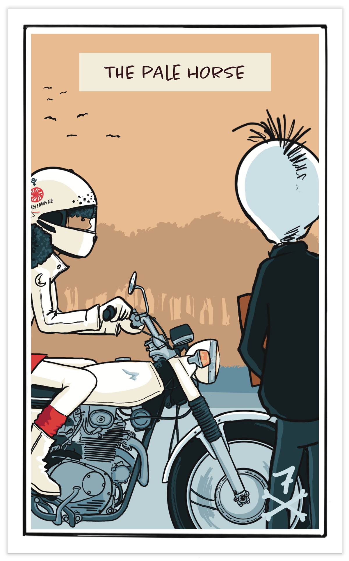 Bonesick Tarot 7 The Chariot The Pale Horse