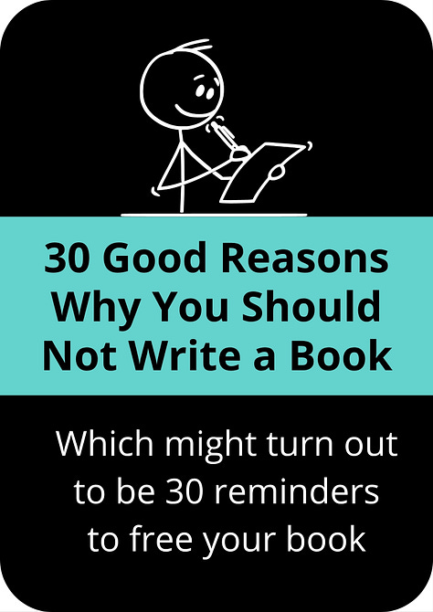 30 Reasons Why You Should Not Write a Book demo