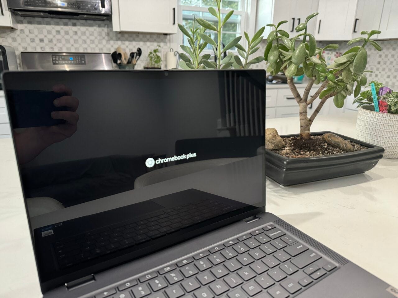 Google Chromebook Plus boot screen