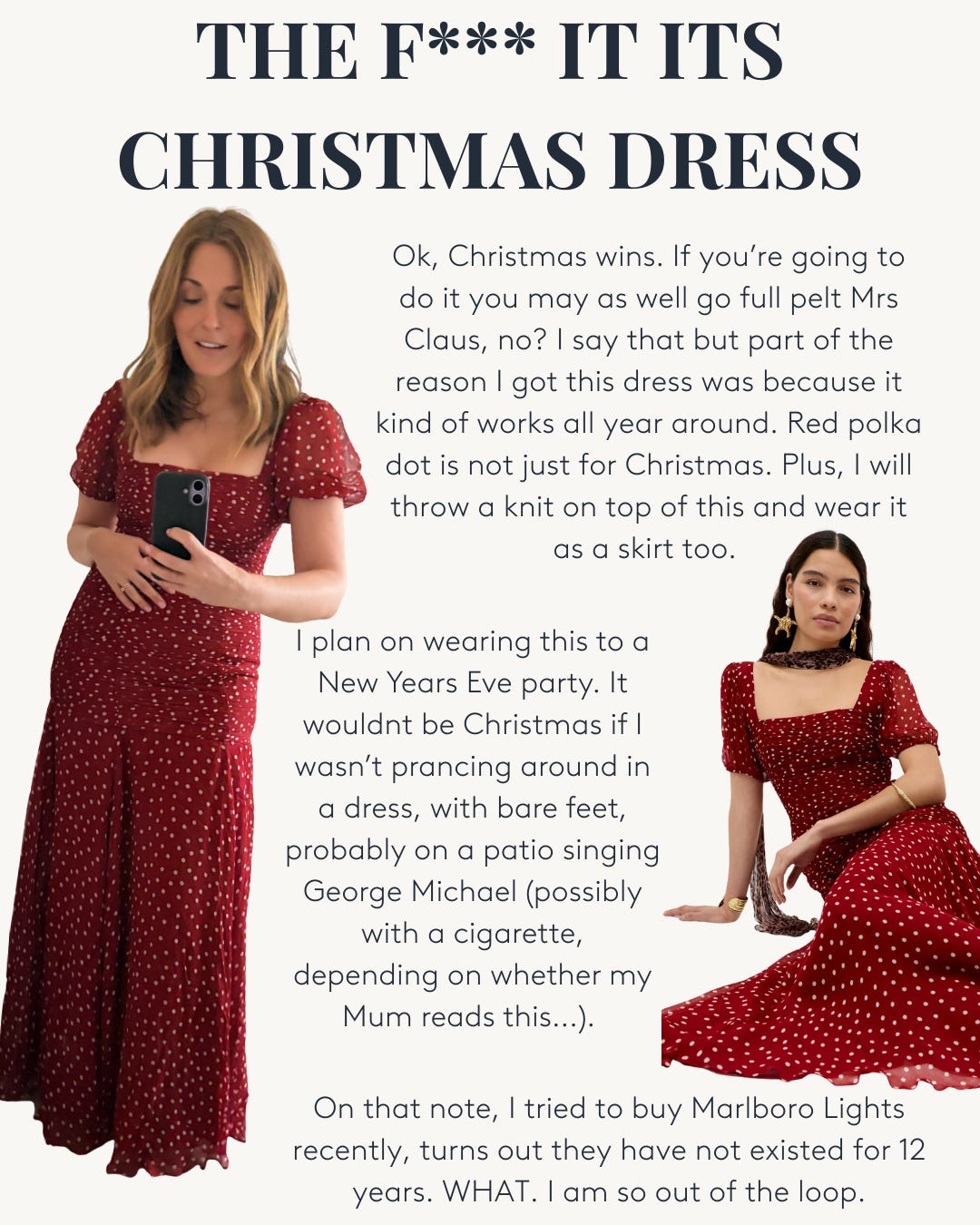 a lazy girl's guide to festive dressing
