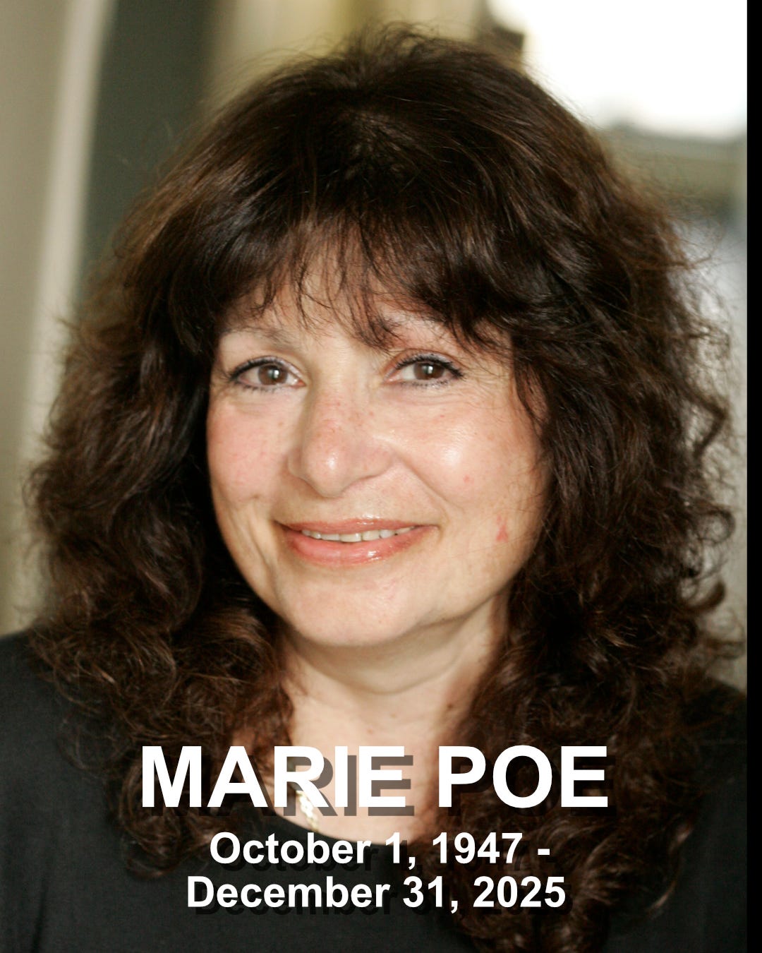 MARIE POE, RIP - Richard Poe