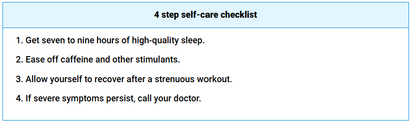 4 steps self care checklist