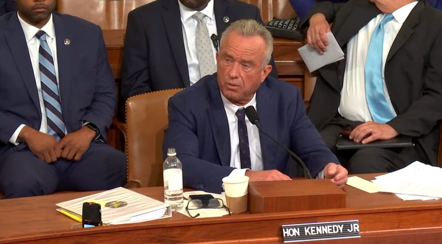 RFK Jr was caught in the hot seat quite a few times during testimony at the US House Committee on Ways and Means. His explanation for all of our measles cases - that other countries have more…