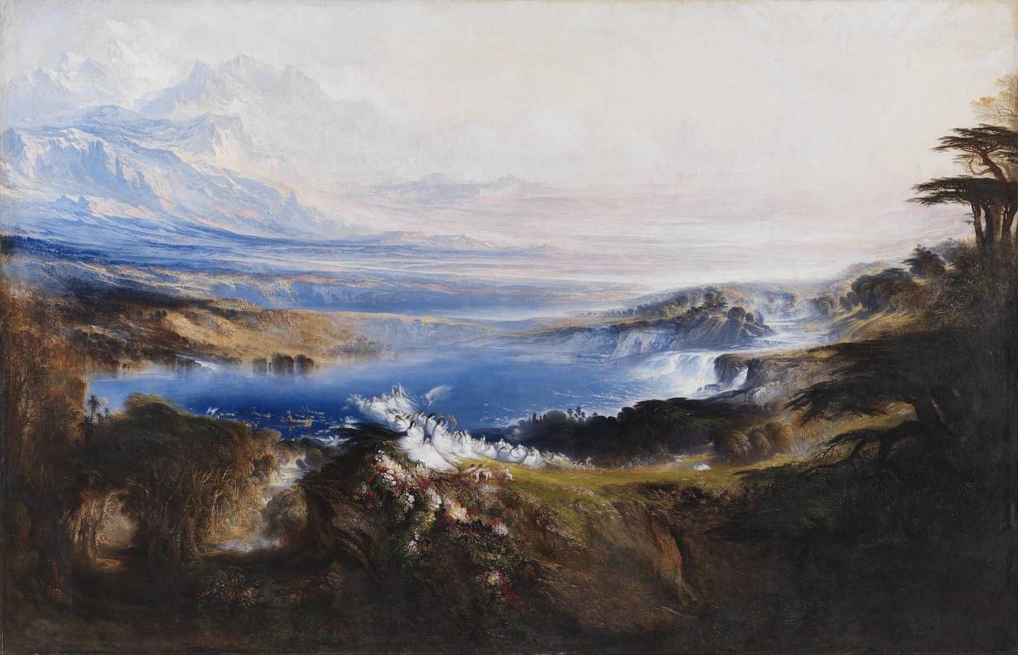 John Martin's Plains of Heaven. A great artist from here in ...