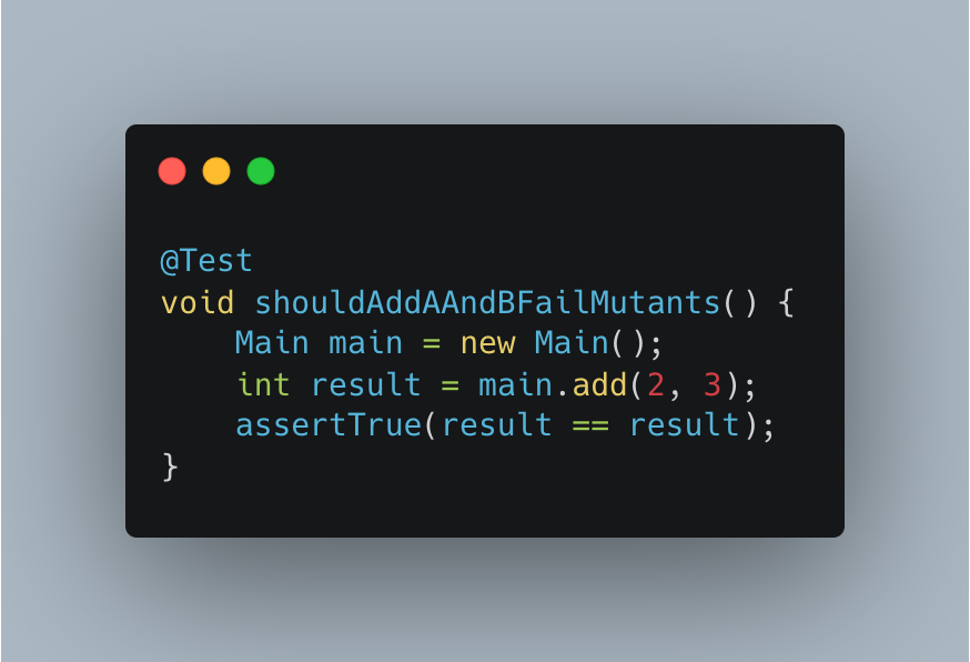 Bad Test