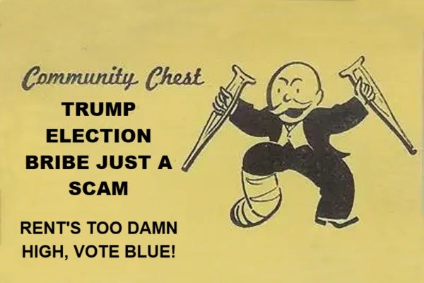 Donald Trump’s Midterm Scam: Pathetically Measly Healthcare Bribes For Some, Miniature American Flags For Others