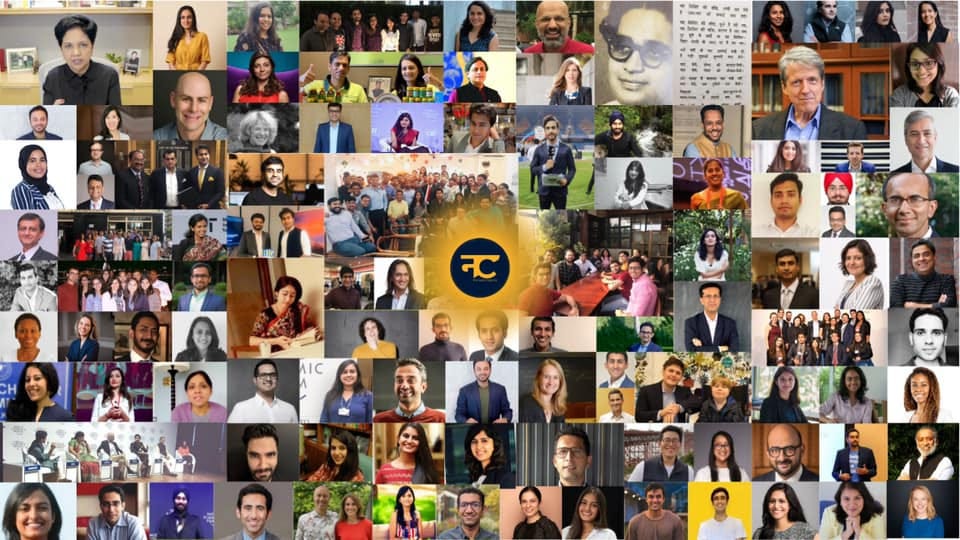 May be an image of 18 people, including Prateek Jain, Sanvar Oberoi, Luis Miranda and Tarun Khanna and people standing