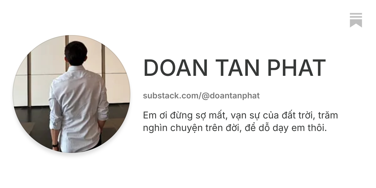 DOAN TAN PHAT | Substack