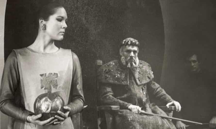 Astonishing … Rigg as Cordelia with Paul Scofield in the title role in King Lear. Astonishing … Rigg as Cordelia with Paul Scofield in the title role in King Lear.