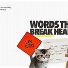Words that break hearts