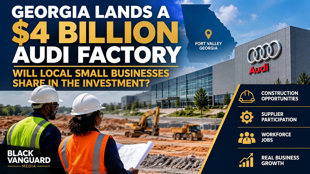 Georgia Lands a $4 Billion Audi Factory. Will Local Small Businesses ...