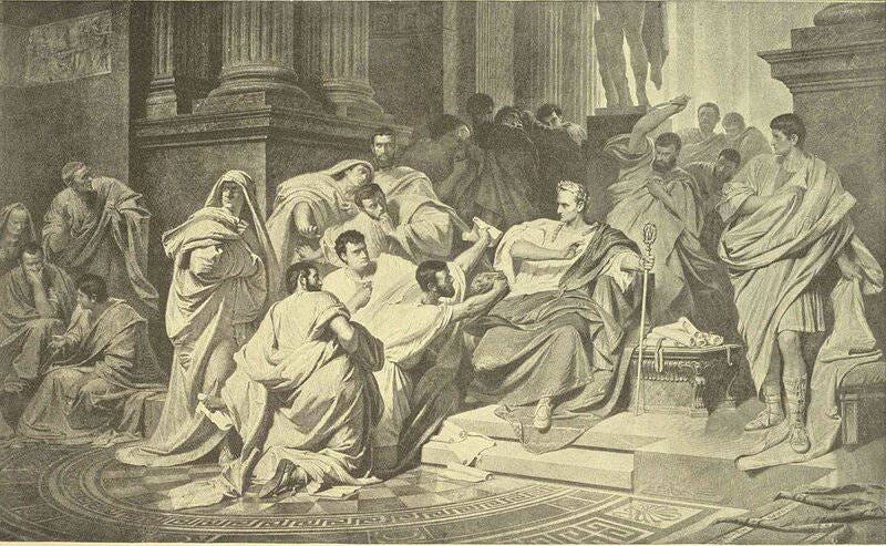 On the infamous Ides of March, 44 BCE, Julius Caesar was ambushed by over twenty conspirators in the Senate, collapsing at Pompey’s statue and plunging Rome into chaos and uncertainty.