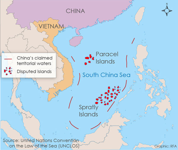 How The Eleven-Dash Line Became a Nine-Dash Line, And Other Stories — Radio  Free Asia