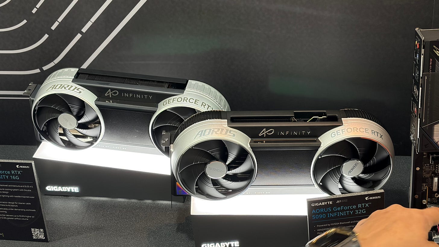 Aorus GeForce RTX 50 Infinity series Aorus GeForce RTX 50 Infinity series