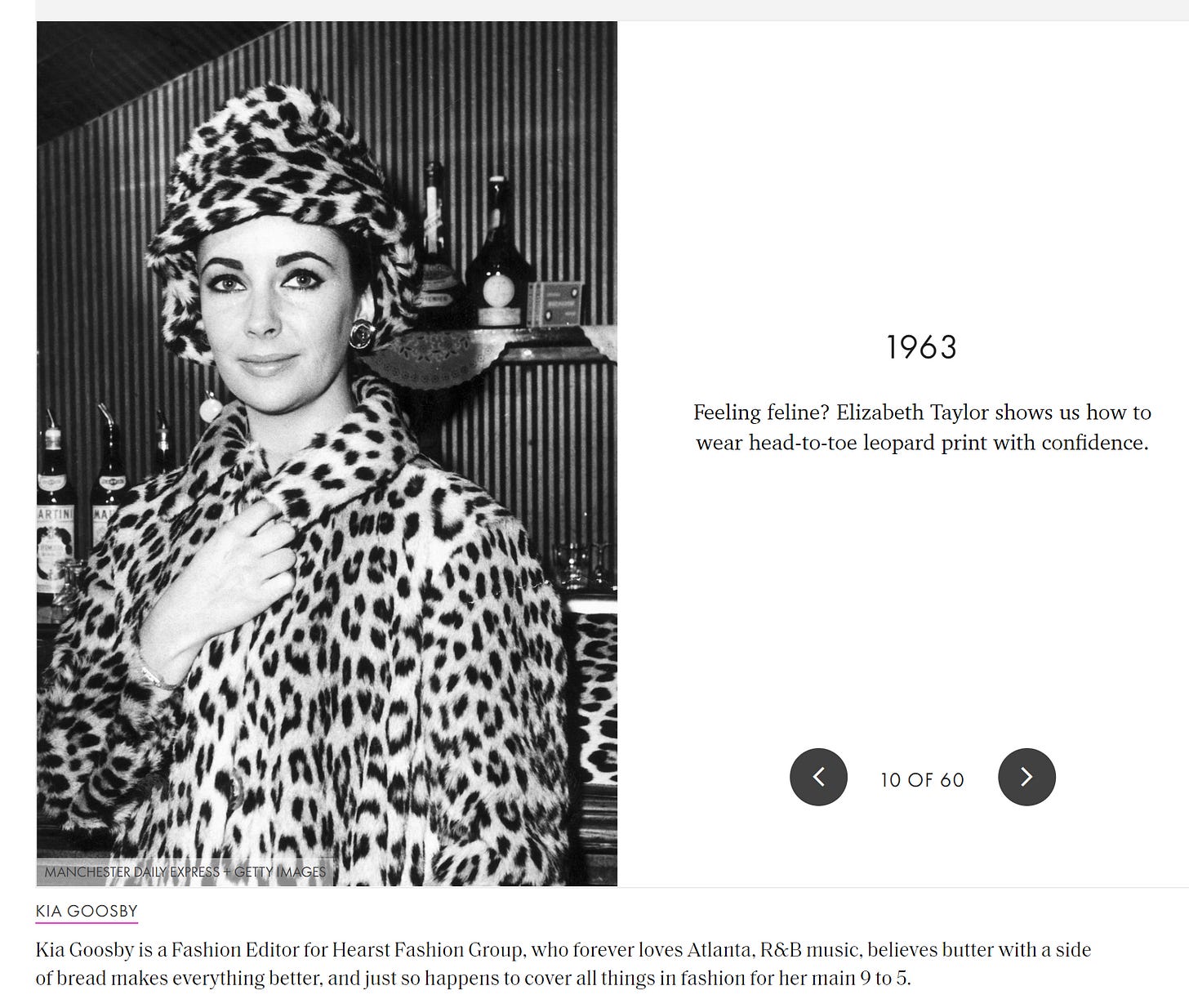 '60s trends that transcend; leopard print.