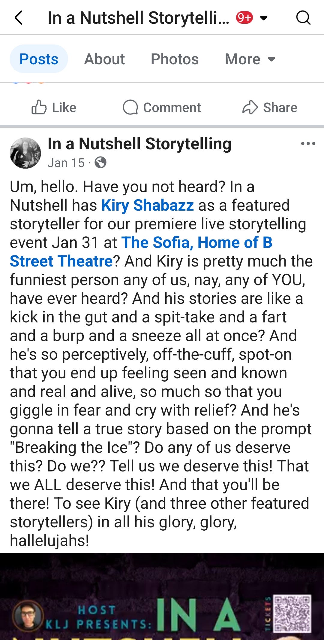 Kiry blurb from In a Nutshell