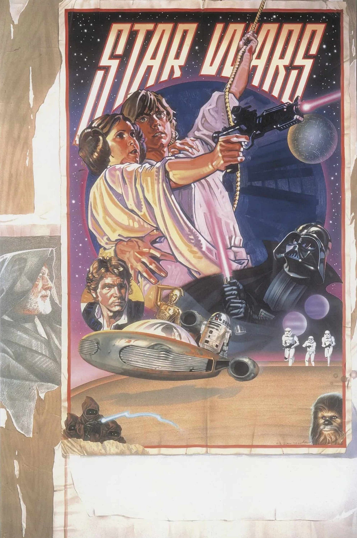 Drew Struzan's poster for the original Star Wars.