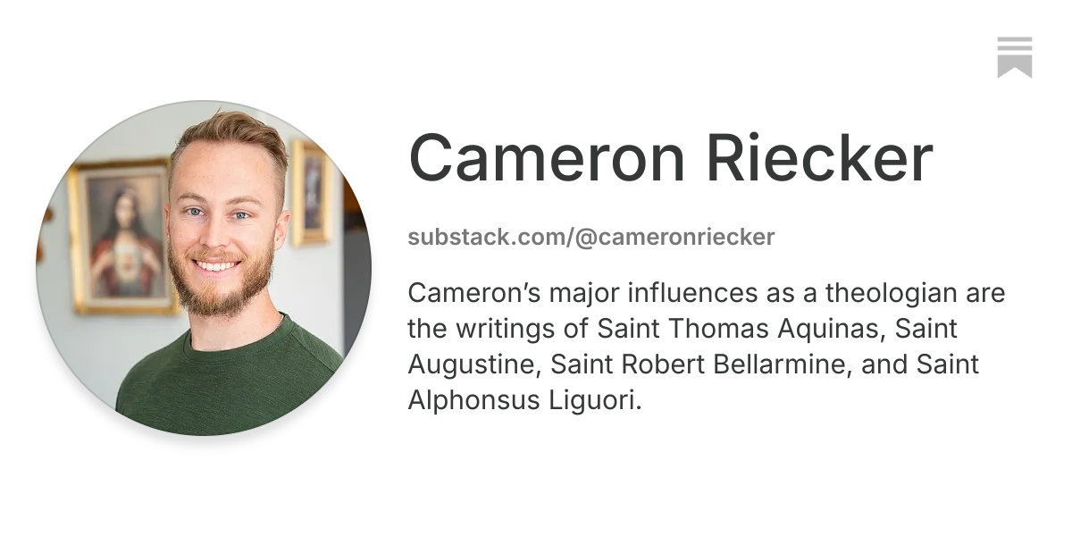 Cameron Riecker | Substack