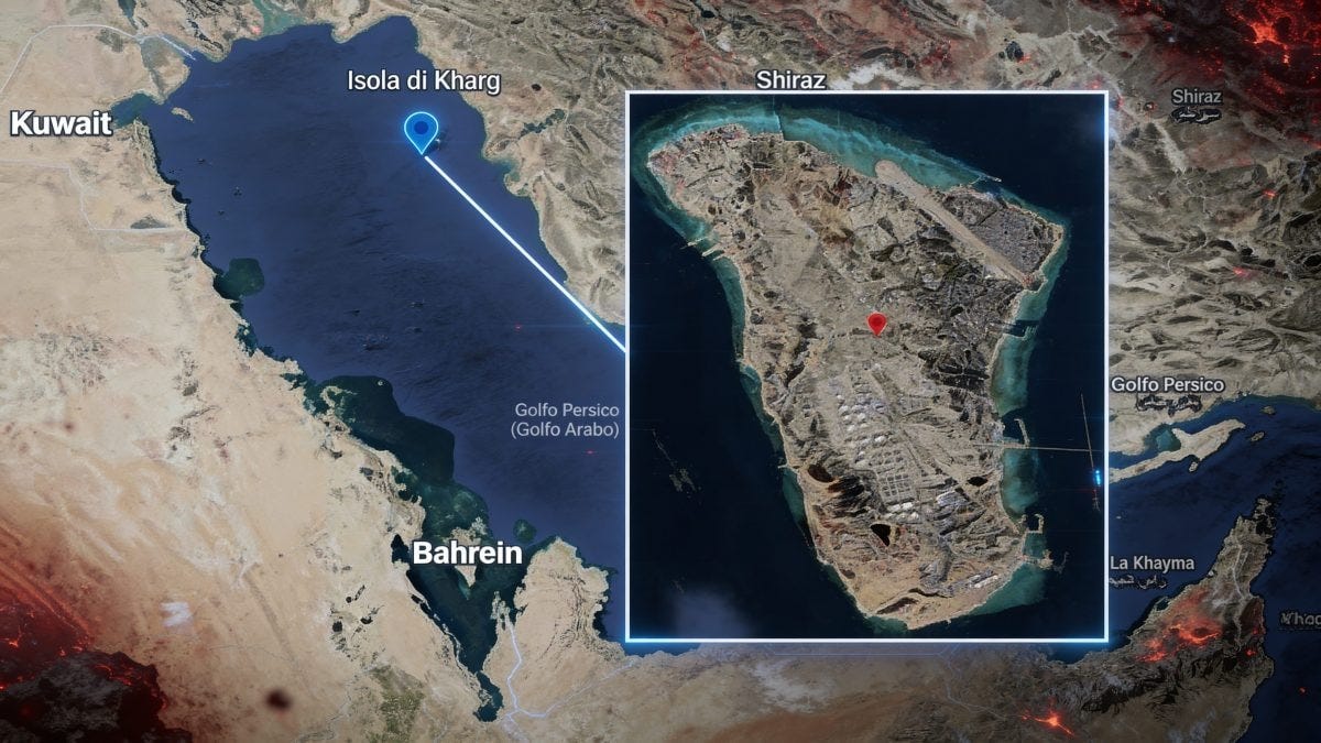L'isola di Kharg è il tallone d'Achille dell'Iran: perché è essenziale per il Paese e perché è stata attaccata dagli USA L'isola di Kharg è il tallone d'Achille dell'Iran: perché è essenziale per il Paese e perché è stata attaccata dagli USA