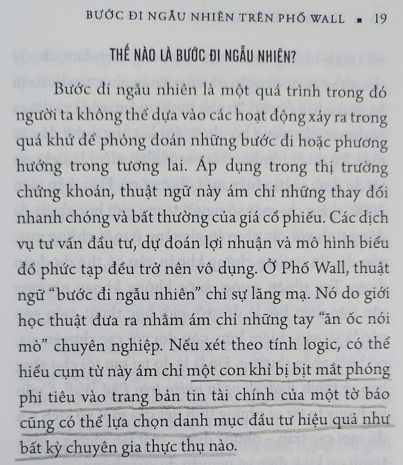 Trích đoạn trong sách "Bước đi ngẫu nhiên trên phố Wall" Trích đoạn trong sách "Bước đi ngẫu nhiên trên phố Wall"