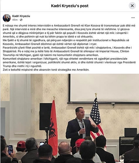 Pamje nga debati publik në rrjetet sociale mes autorit dhe Kadri Kryeziut, ku përplasen faktet e dokumentuara me retorikën e relativizimit.