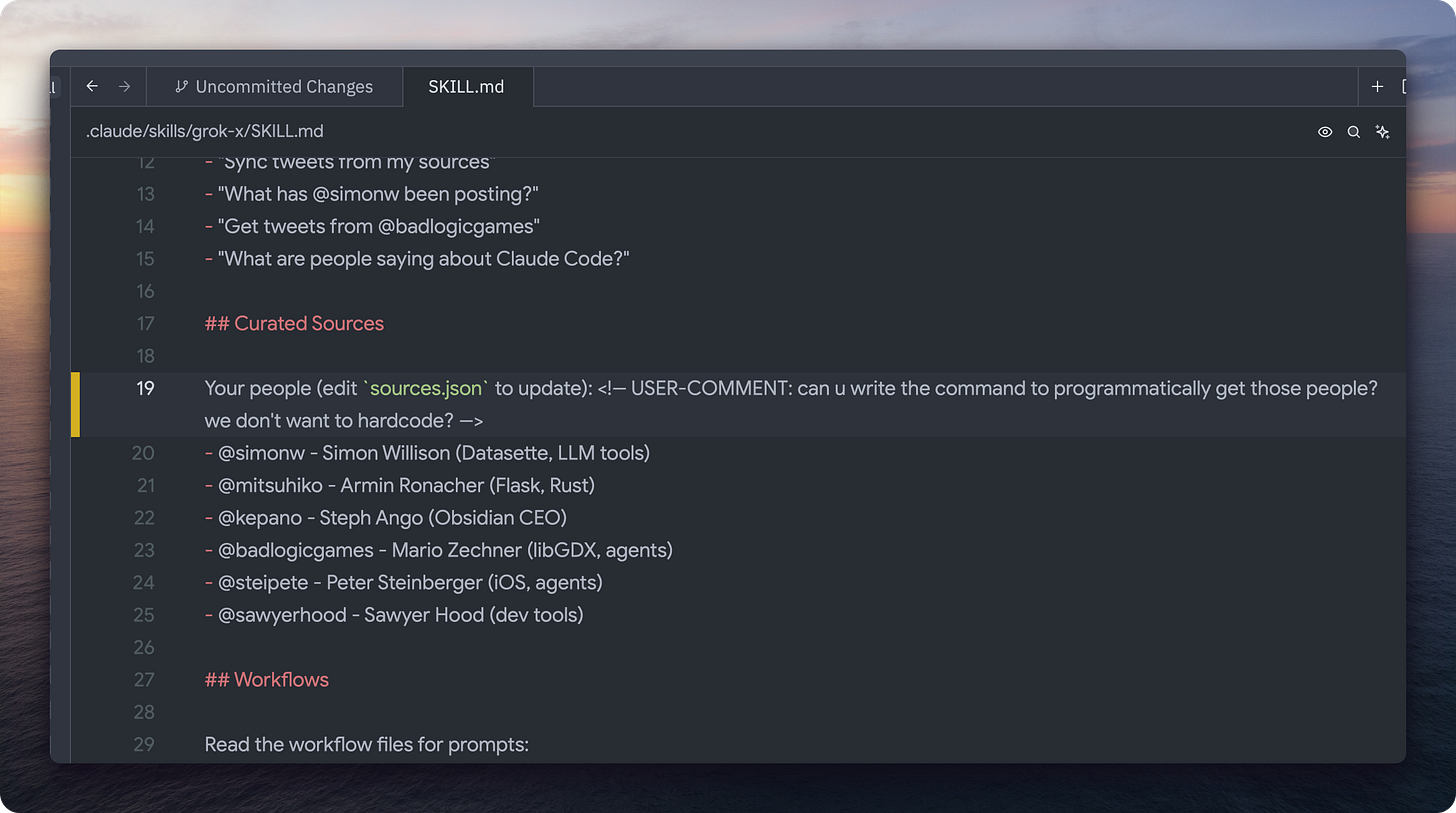 USER-COMMENT in Obsidian