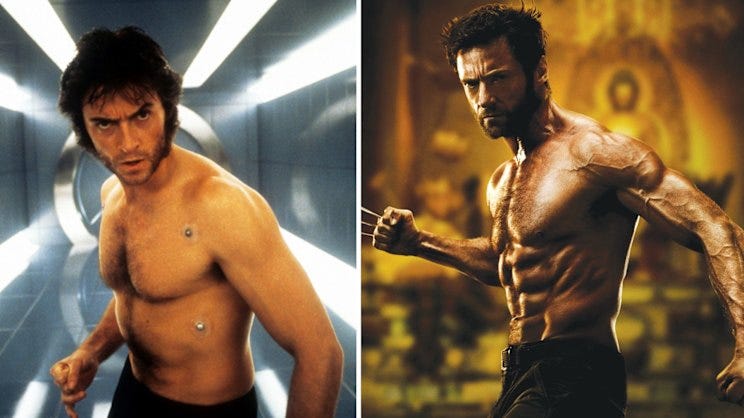 Hugh Jackman as Wolverine shows how much men's body ideals have changed Hugh Jackman as Wolverine shows how much men's body ideals have changed
