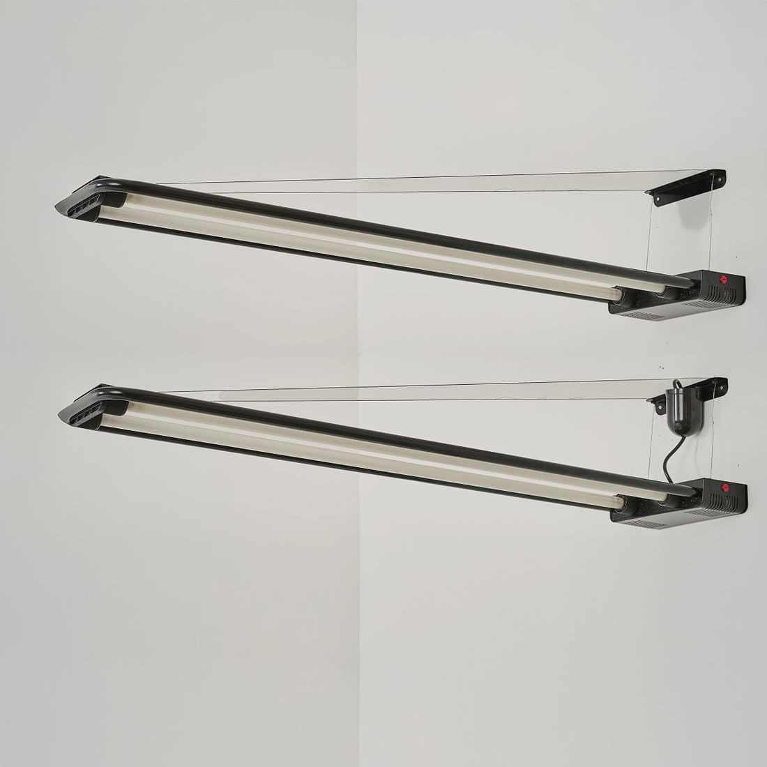 Gian Nicola Gigante; Antonio Zambusi; Marilena Boccato, Two wall lights 'Neon', c. 1981