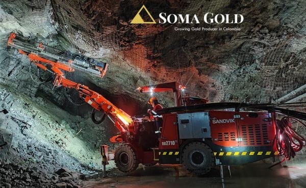 Soma Gold Corp (SOMA.V) drills, mills, and produces gold in Colombia -  Equity.Guru