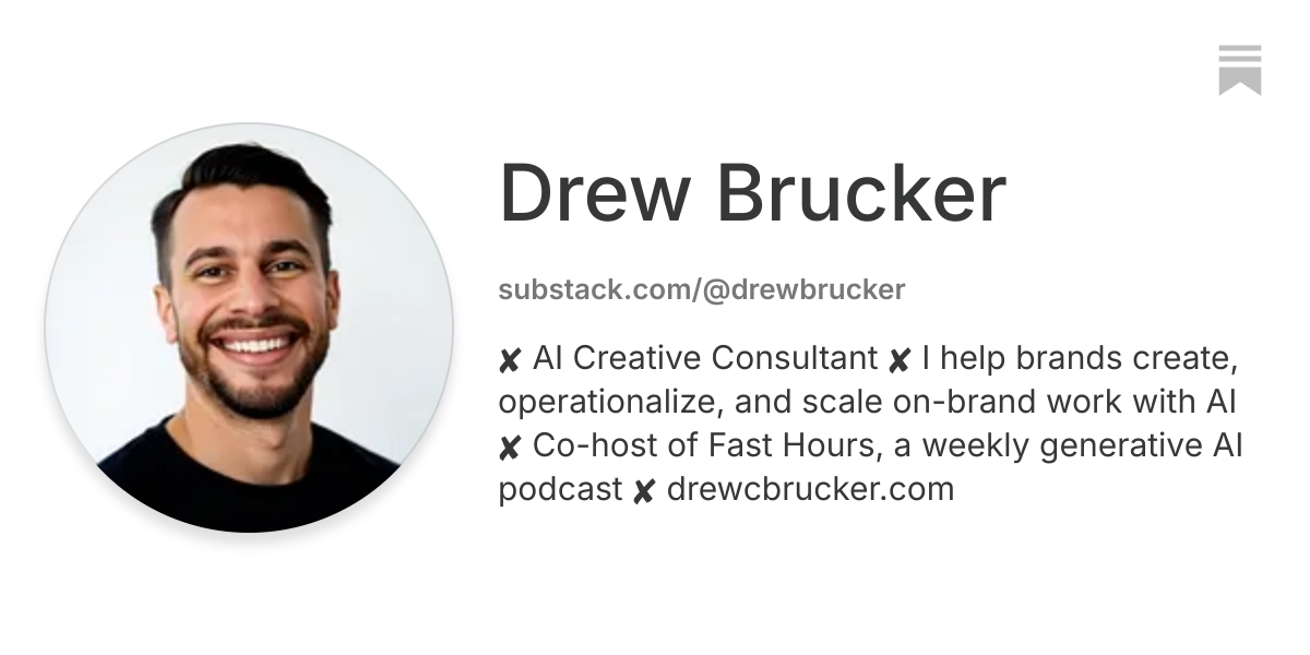 Drew Brucker | Substack
