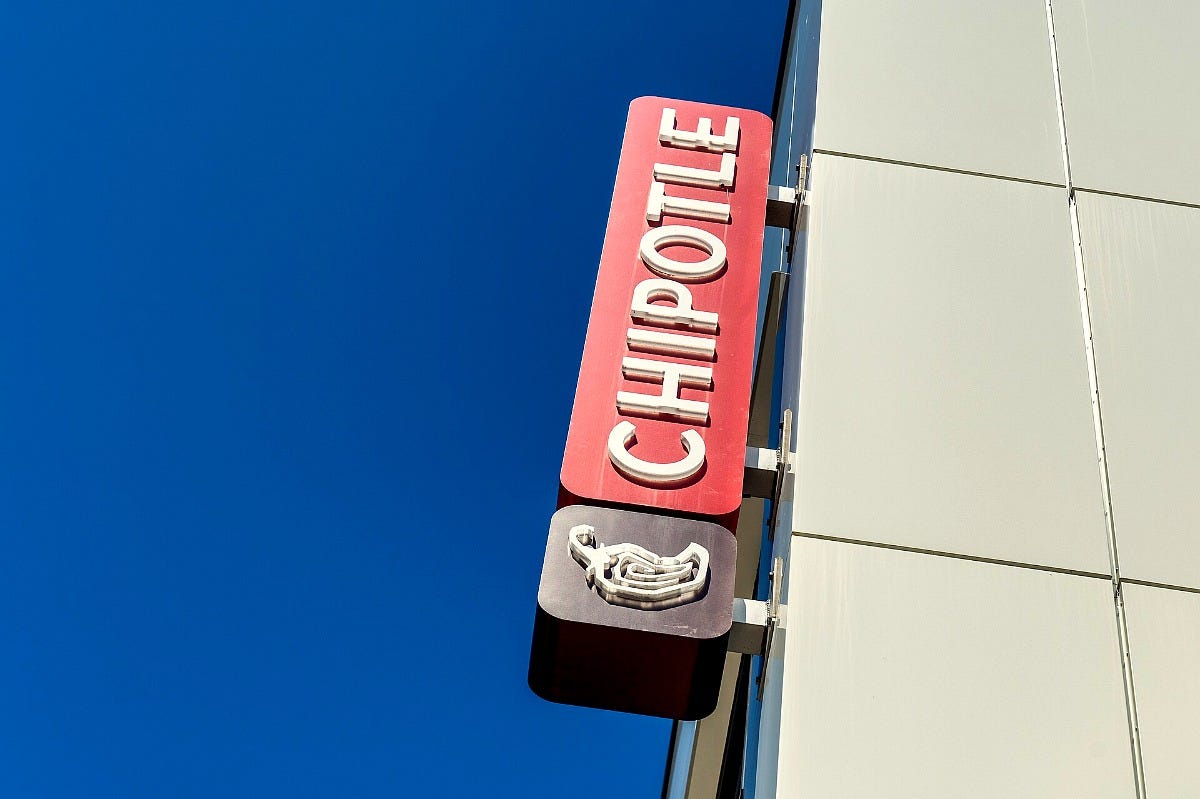 A Chipotle Mexican Grill sign. Image: Tony Webster via Wikimedia Commons