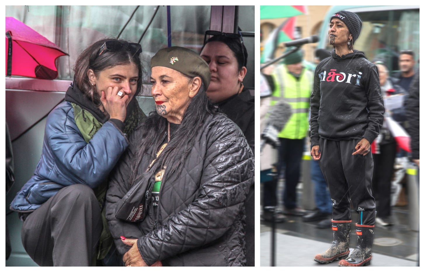 Chlöe Swarbrick, Debbie Ngarewa-Packer, Oriini Kaipara.