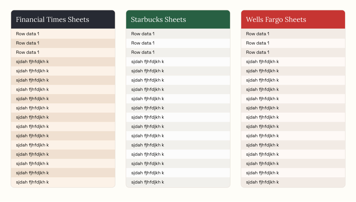 Branded color schemes