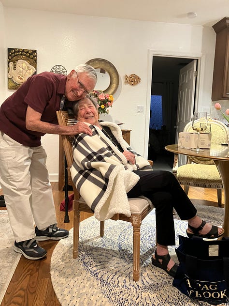 Photos of Sally-Jane Heit and her family