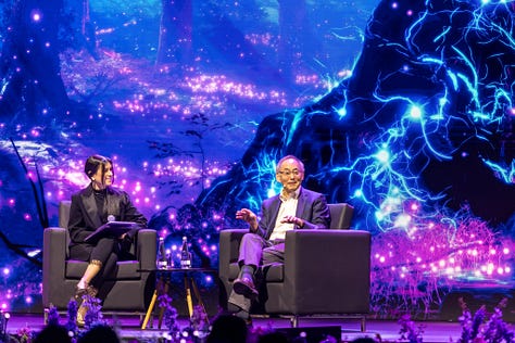 Images showing several of the presenters and panels from XPANSE 2024 meeting