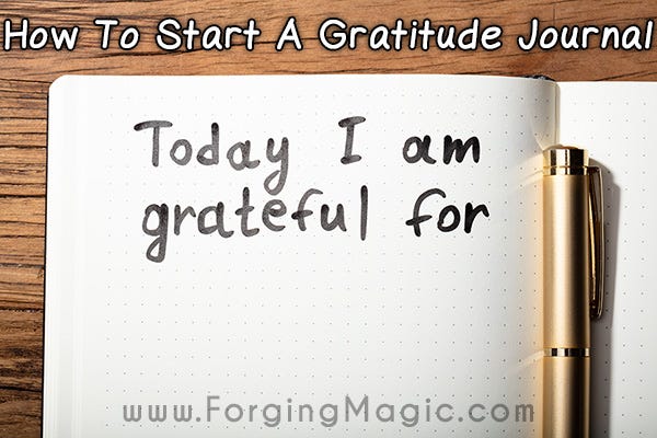 How to start a Gratitude Journal