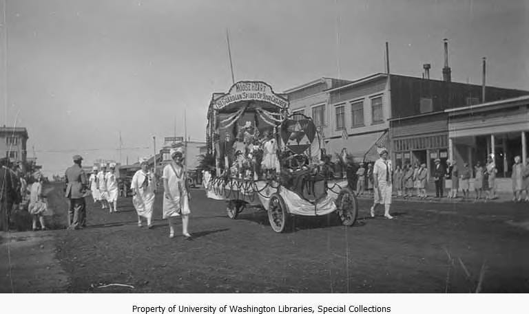 4th of July parade in 1930 - 1936 Anchorage, Alaska.
