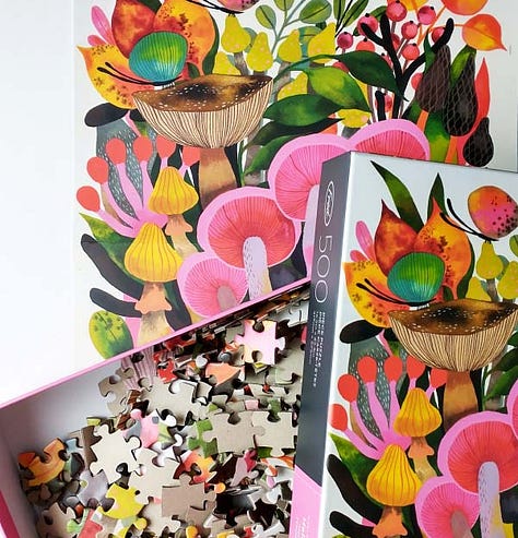 Genuine Fred Mushroom Toomuchery Jigsaw Puzzle