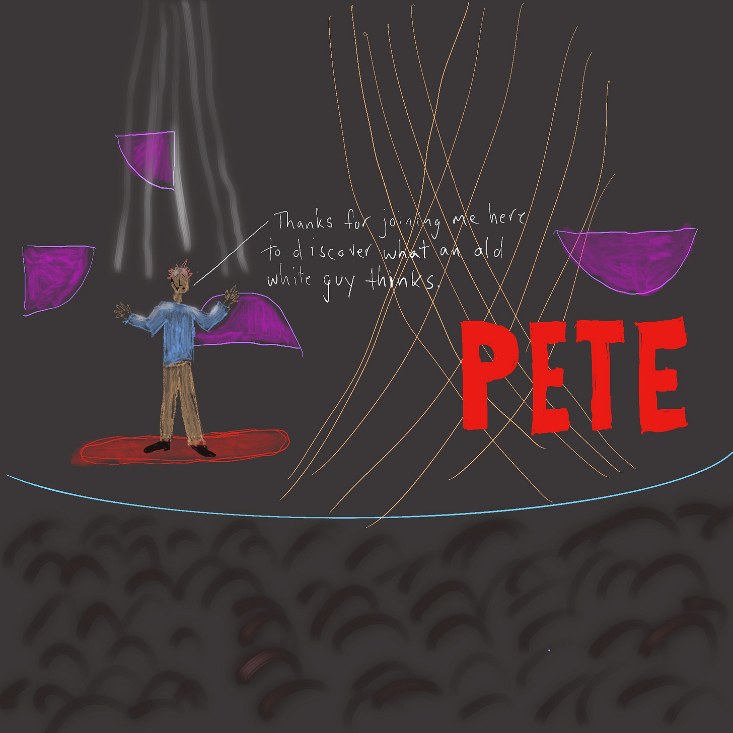 A guy named Pete delivers a TED talk