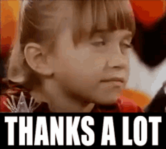 Sarcastic Thanks A Lot GIF | GIFDB.com
