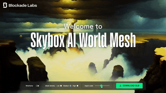 AI Scene Mesh Generation AI Scene Mesh Generation