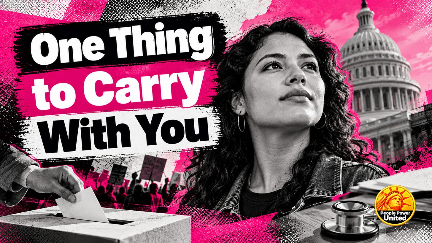 One Thing to Carry With You. One Thing to Carry With You.